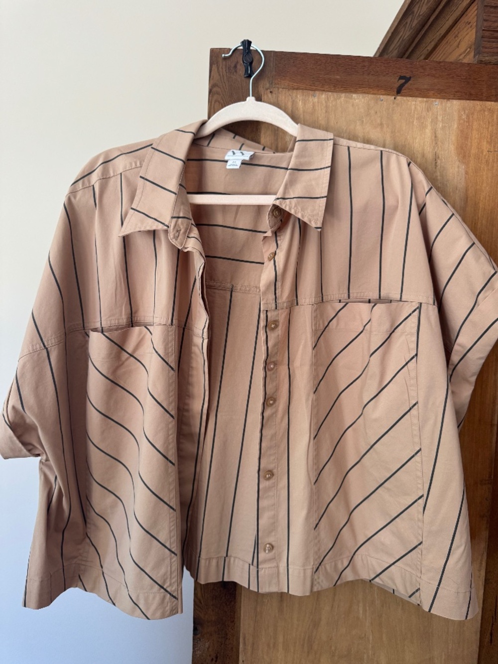 Button down striped shirt